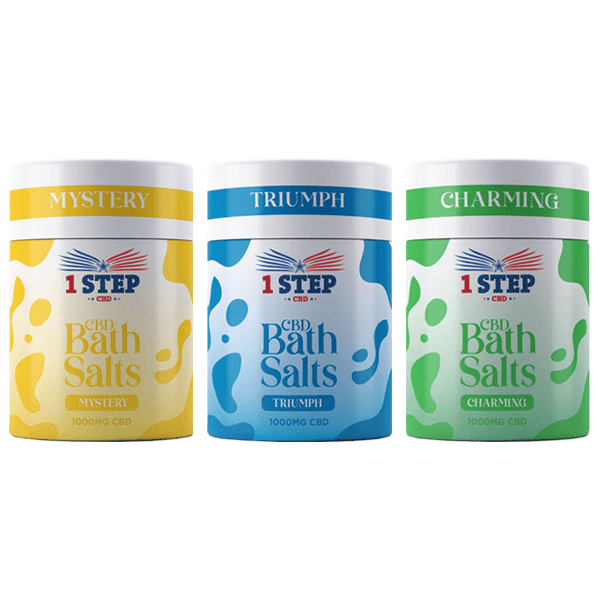 1 Step CBD 1000mg CBD Bath Salts - 500gCBD Products1 Step CBDVaperr Shop