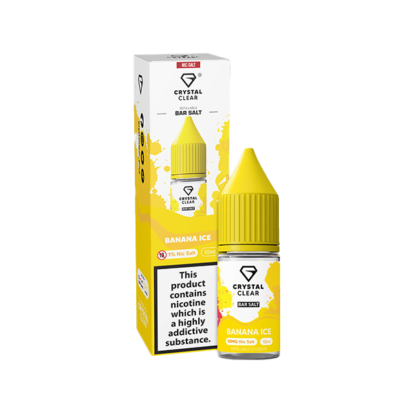 10mg Crystal Clear Bar Salt 10ml (50VG/50PG)Vaping ProductsCrystal ClearVaperr Shop