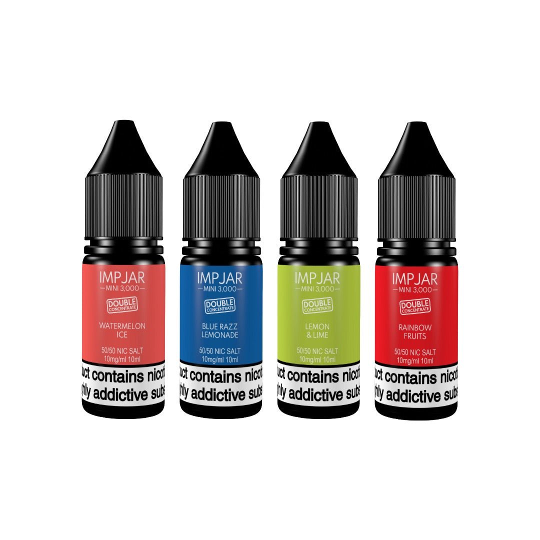 10mg Imp Jar Mini 3000 Double Concentrate 10ml Nic Salt (50VG/50PG)Vaping ProductsImp JarVaperrShop