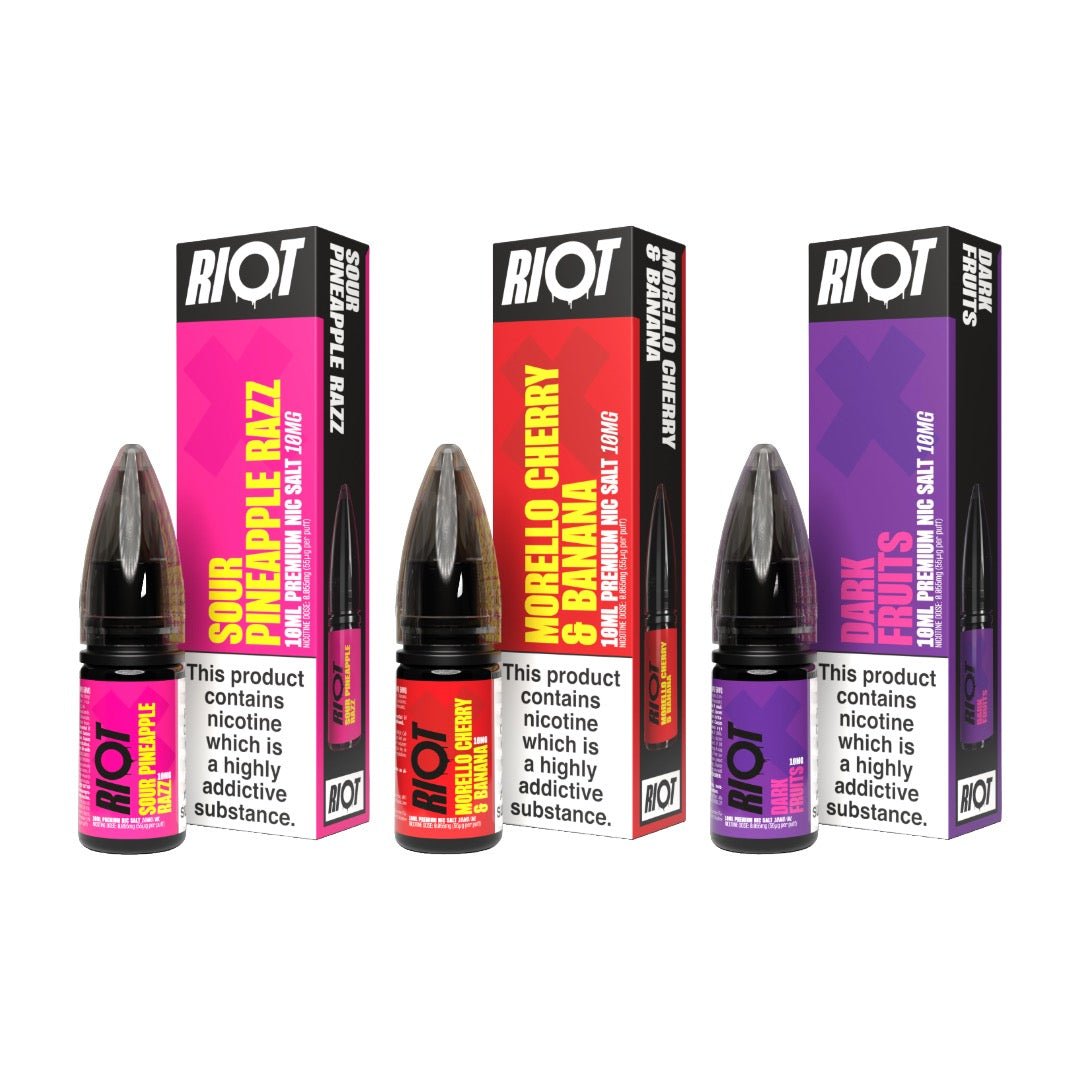 10mg RIOT X 10ml Nic Salts by Riot Squad (50VG/50PG)Vaping ProductsRiot SquadVaperrShop