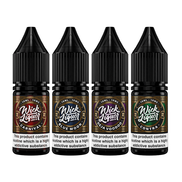 10mg Wick Liquor 10ml Nic Salts (50VG/50PG)Vaping ProductsWick LiquorVaperr Shop