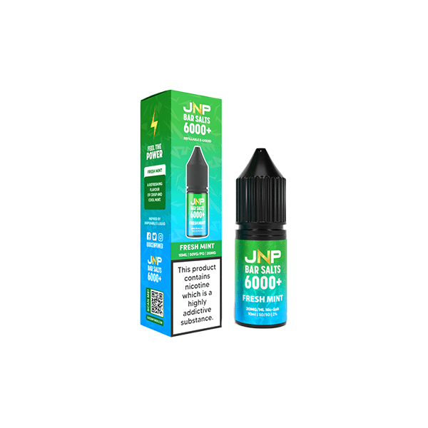 20mg JNP 6000+ Bar Salts 10ml (50VG/50PG)Vaping ProductsJuice N' PowerVaperr Shop