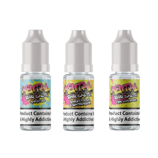 20mg Mental Bar Salts By Signature Vapours 10ml Nic Salt (50VG/50PG)Vaping ProductsSignature VapoursVaperr Shop