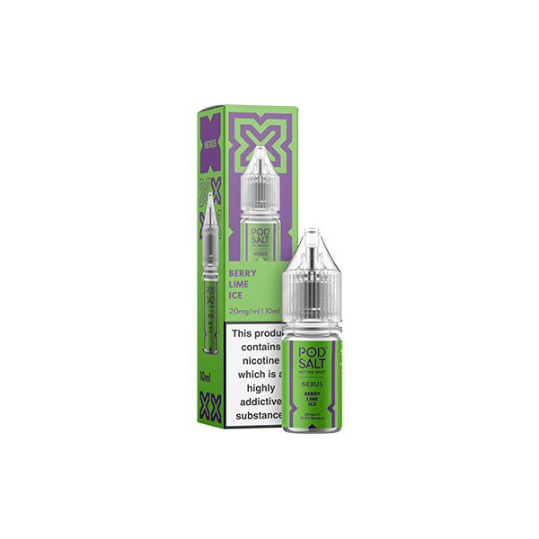 20mg Pod Salt Nexus 10ml Nic Salt (50VG/50PG)Vaping ProductsPod SaltVaperr Shop