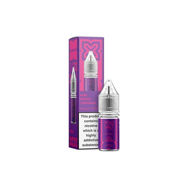20mg Pod Salt Nexus 10ml Nic Salt (50VG/50PG)Vaping ProductsPod SaltVaperr Shop
