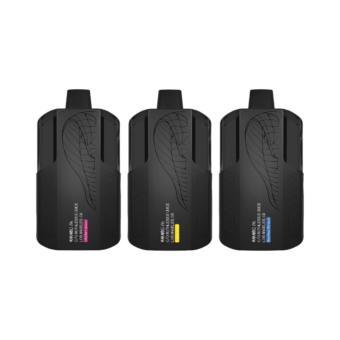 20mg Ruthless Makaveli 24000 Prefilled Pod Kit 24000 PuffsVaping ProductsRuthlessVaperrShop
