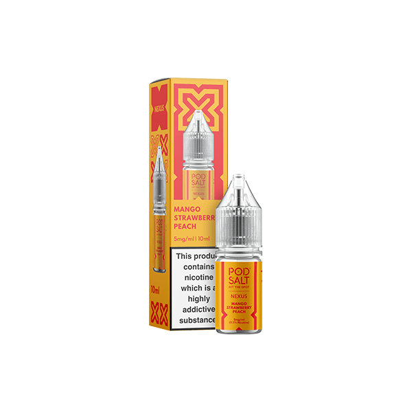 5mg Pod Salt Nexus 10ml Nic Salt (50VG/50PG)Vaping ProductsPod SaltVaperr Shop