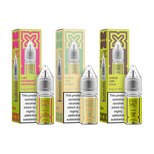5mg Pod Salt Nexus 10ml Nic Salt (50VG/50PG)Vaping ProductsPod SaltVaperr Shop
