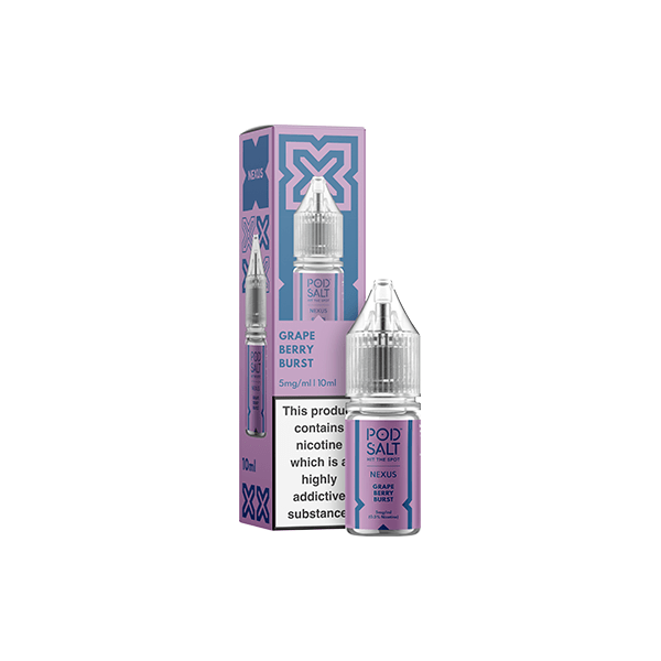 5mg Pod Salt Nexus 10ml Nic Salt (50VG/50PG)Vaping ProductsPod SaltVaperr Shop