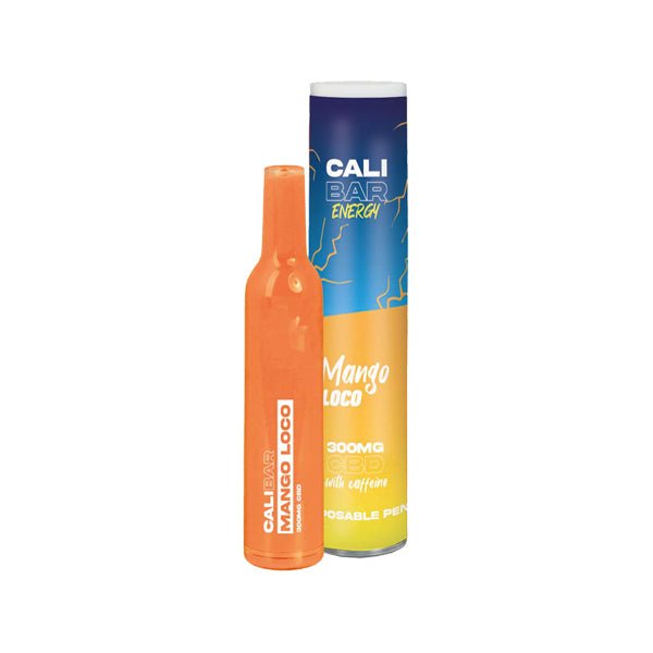 CALI BAR ENERGY with Caffeine Full Spectrum 300mg CBD Vape DisposableCBD ProductsThe Cali CBD CoVaperr Shop
