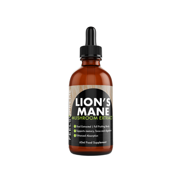 Feel Supreme 1500mg Lion's Mane Mushroom Extract Tincture - 60mlCBD ProductsFeel SupremeVaperr Shop