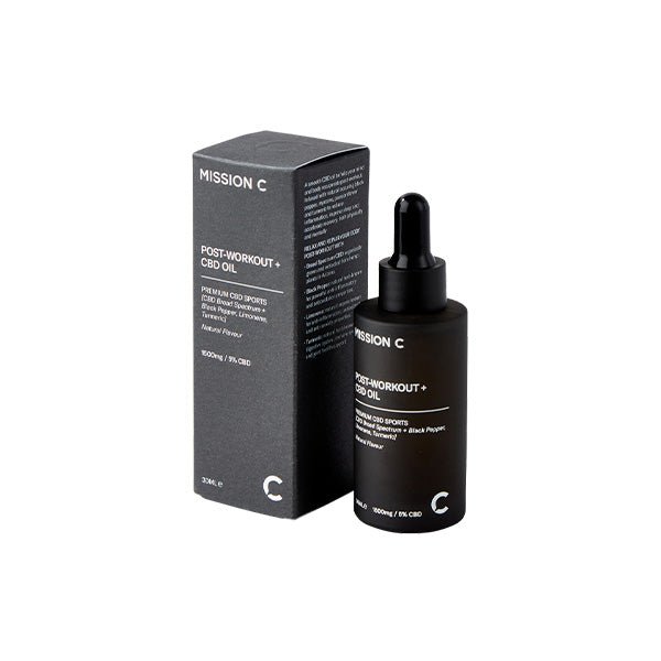 Mission C Post - Workout + 1500mg CBD Oil - 30mlCBD ProductsMission CVaperr Shop
