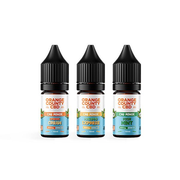 Orange County CBD Cali Range 300mg CBD 10ml E - liquid (60VG/40PG)CBD ProductsOrange CountyVaperr Shop