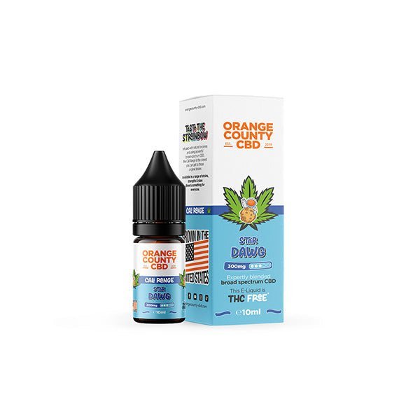 Orange County CBD Cali Range 300mg CBD 10ml E - liquid (60VG/40PG)CBD ProductsOrange CountyVaperr Shop