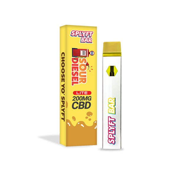 SPLYFT BAR LITE 200mg Full Spectrum Flowform CBD Disposable VapeCBD ProductsSPLYFTVaperr Shop