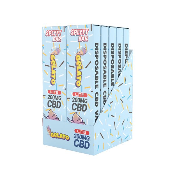 SPLYFT BAR LITE 200mg Full Spectrum Flowform CBD Disposable VapeCBD ProductsSPLYFTVaperr Shop