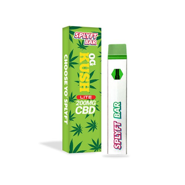 SPLYFT BAR LITE 200mg Full Spectrum Flowform CBD Disposable VapeCBD ProductsSPLYFTVaperr Shop