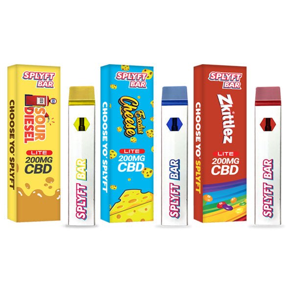 SPLYFT BAR LITE 200mg Full Spectrum Flowform CBD Disposable VapeCBD ProductsSPLYFTVaperr Shop
