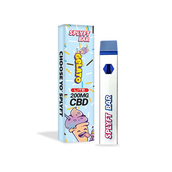 SPLYFT BAR LITE 200mg Full Spectrum Flowform CBD Disposable VapeCBD ProductsSPLYFTVaperr Shop