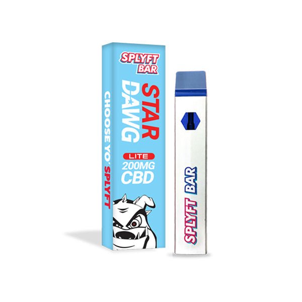 SPLYFT BAR LITE 200mg Full Spectrum Flowform CBD Disposable VapeCBD ProductsSPLYFTVaperr Shop