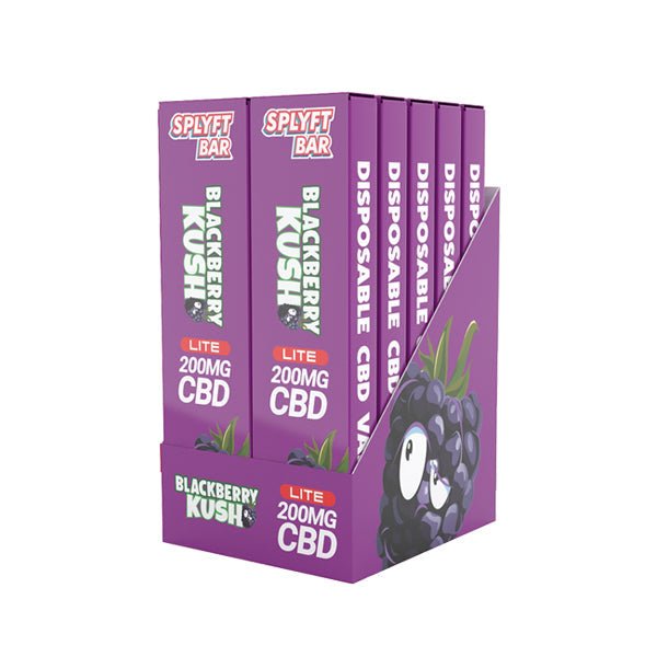 SPLYFT BAR LITE 200mg Full Spectrum Flowform CBD Disposable VapeCBD ProductsSPLYFTVaperr Shop