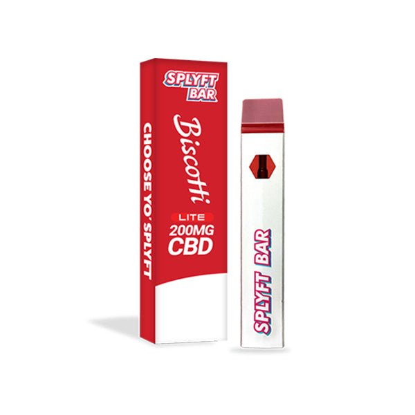 SPLYFT BAR LITE 200mg Full Spectrum Flowform CBD Disposable VapeCBD ProductsSPLYFTVaperr Shop