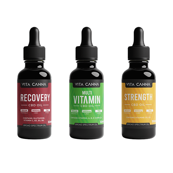 Vita Canna 1400mg Broad Spectrum Functional CBD C8 MCT Oil - 30mlCBD ProductsVita CannaVaperr Shop