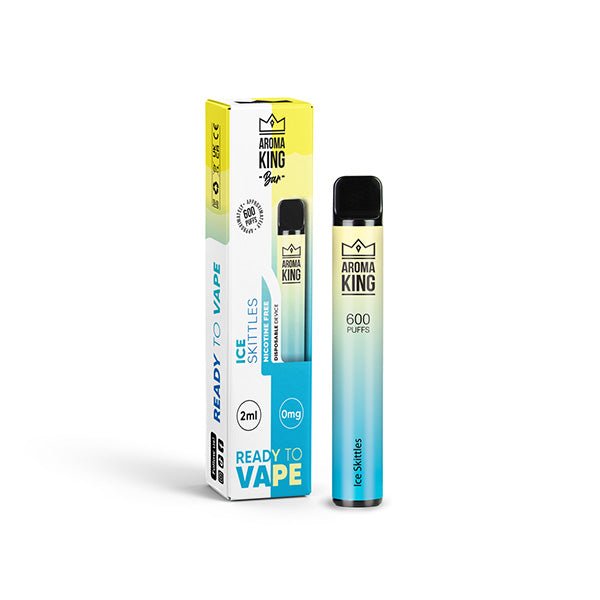 0mg Aroma King Bar 600 Disposable Vape Device 600 PuffsVaping ProductsAroma KingVaperr Shop