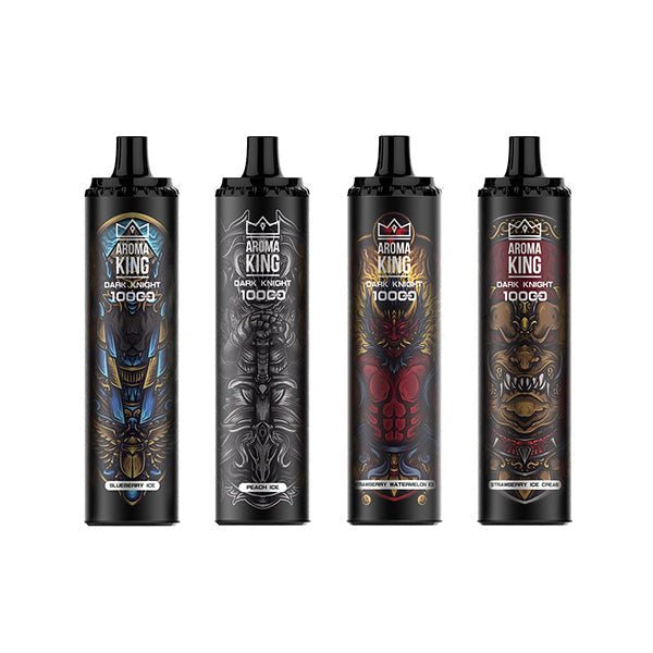 0mg Aroma King Dark Knight Disposable Vape Device 10000 PuffsVaping ProductsAroma KingVaperr Shop