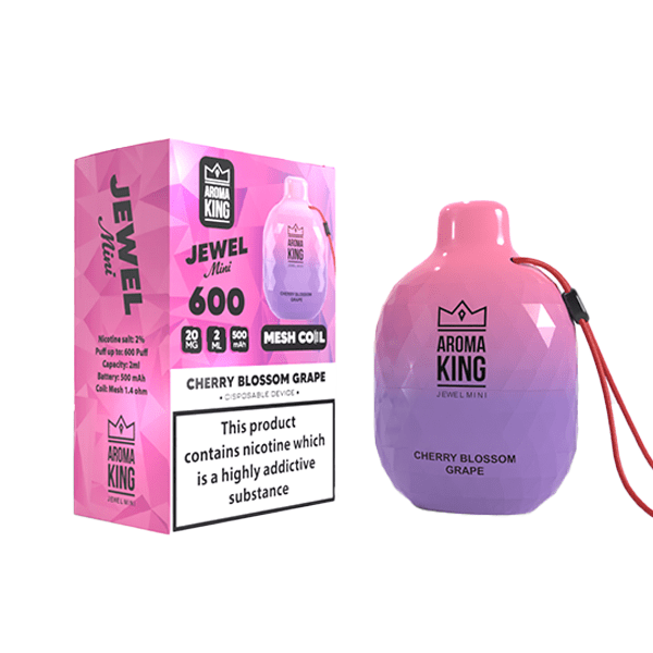 0mg Aroma King Jewel Mini Disposable Vape Device 600 PuffsVaping ProductsAroma KingVaperr Shop