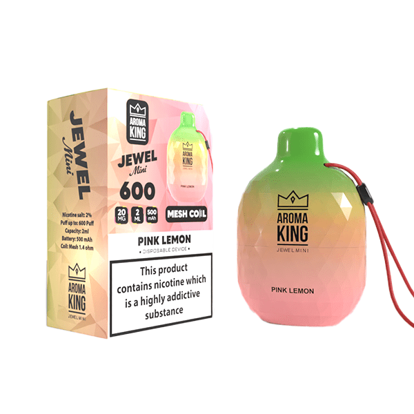 0mg Aroma King Jewel Mini Disposable Vape Device 600 PuffsVaping ProductsAroma KingVaperr Shop