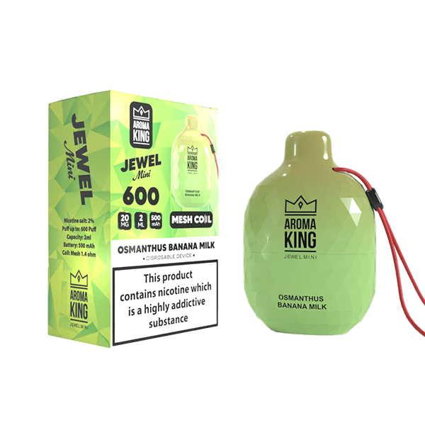 0mg Aroma King Jewel Mini Disposable Vape Device 600 PuffsVaping ProductsAroma KingVaperr Shop