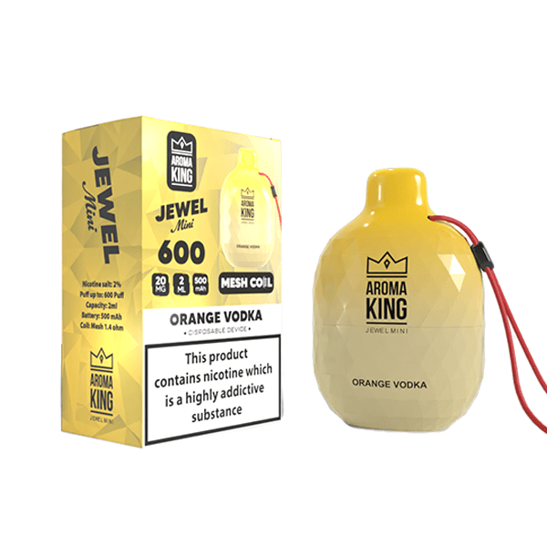 0mg Aroma King Jewel Mini Disposable Vape Device 600 PuffsVaping ProductsAroma KingVaperr Shop