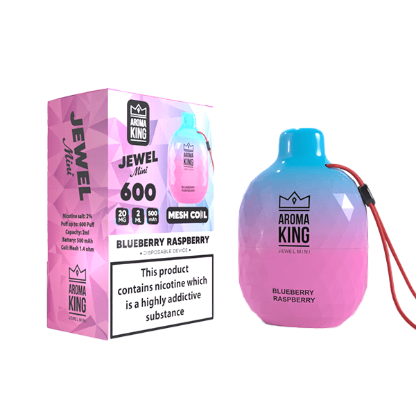 0mg Aroma King Jewel Mini Disposable Vape Device 600 PuffsVaping ProductsAroma KingVaperr Shop