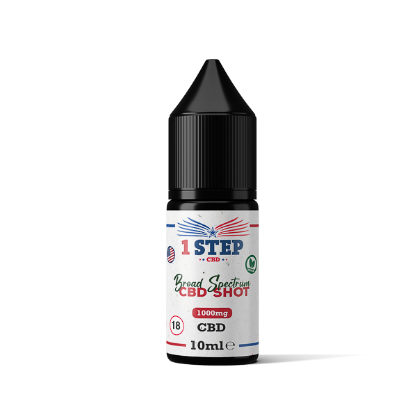 1 Step CBD 1000mg Broad Spectrum CBD Shot 10mlCBD Products1 Step CBDVaperr Shop