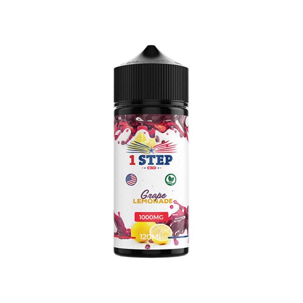 1 Step CBD 1000mg CBD E - liquid 120mlVaping Products1 Step CBDVaperr Shop