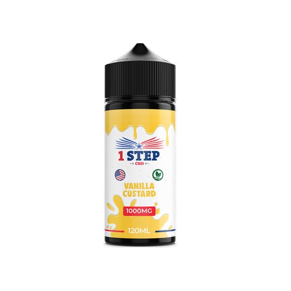 1 Step CBD 1000mg CBD E - liquid 120mlVaping Products1 Step CBDVaperr Shop