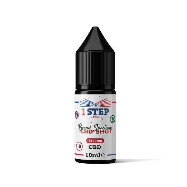 1 Step CBD 1500mg Broad Spectrum CBD Shot 10mlCBD Products1 Step CBDVaperr Shop