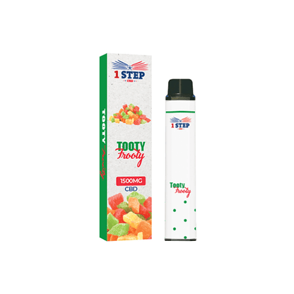 1 Step CBD 1500mg Broad Spectrum Disposable Vape - 8mlCBD Products1 Step CBDVaperr Shop