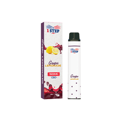 1 Step CBD 1500mg Broad Spectrum Disposable Vape - 8mlCBD Products1 Step CBDVaperr Shop