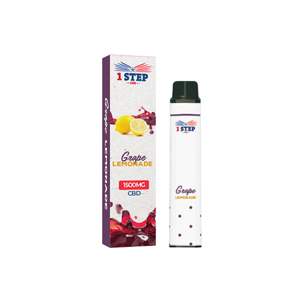 1 Step CBD 1500mg Broad Spectrum Disposable Vape - 8mlCBD Products1 Step CBDVaperr Shop