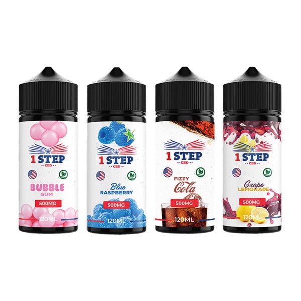 1 Step CBD 500mg CBD E - liquid 120mlVaping Products1 Step CBDVaperr Shop