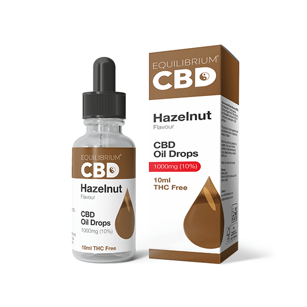 1000mg Equilibrium CBD Oil 10ml - Hazelnut FlavourCBD ProductsEquilibrium CBDVaperr Shop