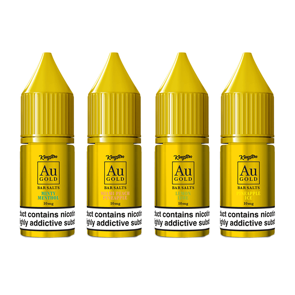 10mg AU Gold By Kingston Nic Salt 10ml (60VG/40PG)Vaping ProductsKingstonVaperr Shop