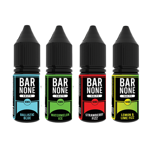 10mg BAR NONE Nic Salts 2x10ml (50VG/50PG)Vaping ProductsBAR NONEVaperr Shop