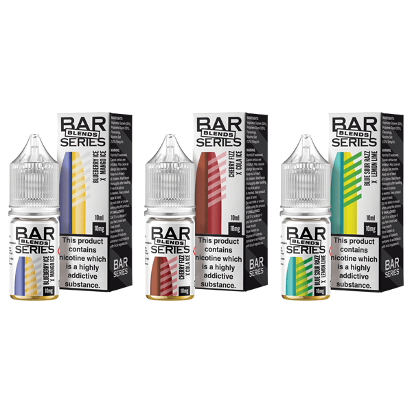 10mg Bar Series Blends 10ml Nic Salts (50VG/50PG)Vaping ProductsBar SeriesVaperr Shop