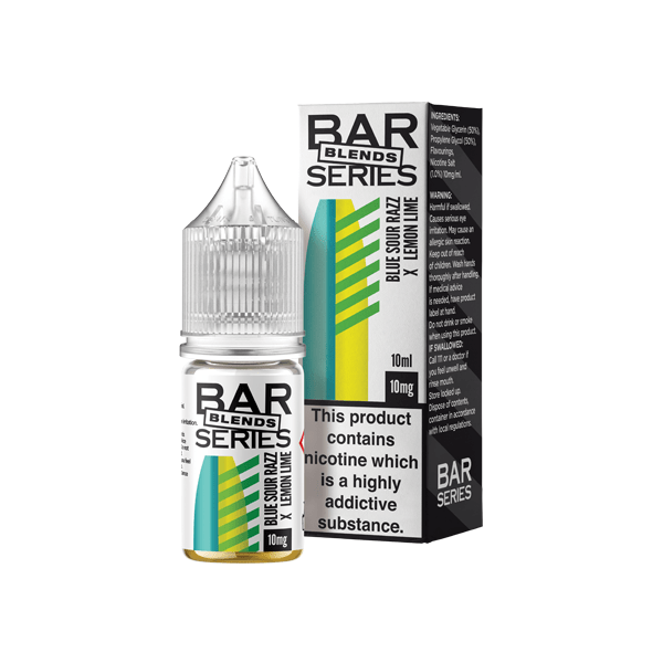 10mg Bar Series Blends 10ml Nic Salts (50VG/50PG)Vaping ProductsBar SeriesVaperr Shop