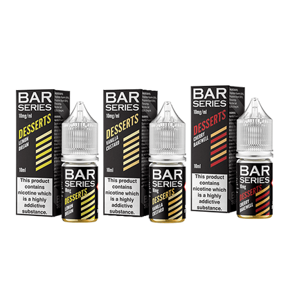 10mg Bar Series Desserts 10ml Nic Salts (50VG/50PG)Vaping ProductsBar SeriesVaperr Shop