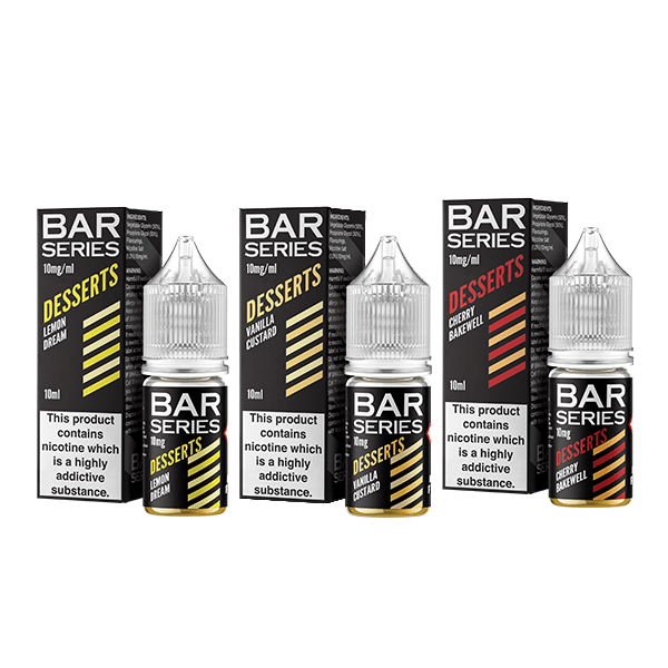 10mg Bar Series Desserts 10ml Nic Salts (50VG/50PG)Vaping ProductsBar SeriesVaperr Shop