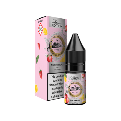 10mg Billionaire Juice Platinum Edition 10ml Nic Salts (50VG/50PG)Vaping ProductsBillionaire JuiceVaperr Shop